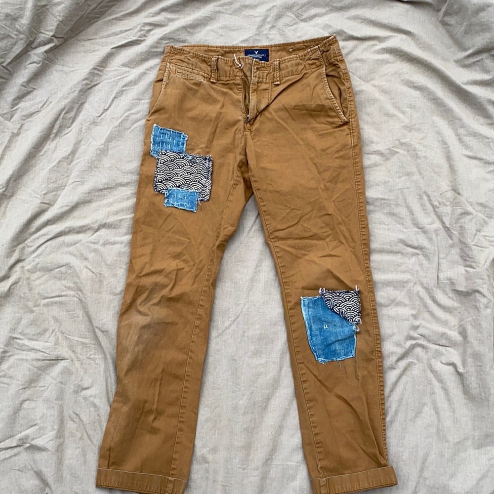 Patchwork chinos